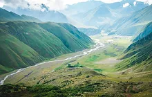 truso valley kazbegi hiking tour camp caucasus adventure self guided