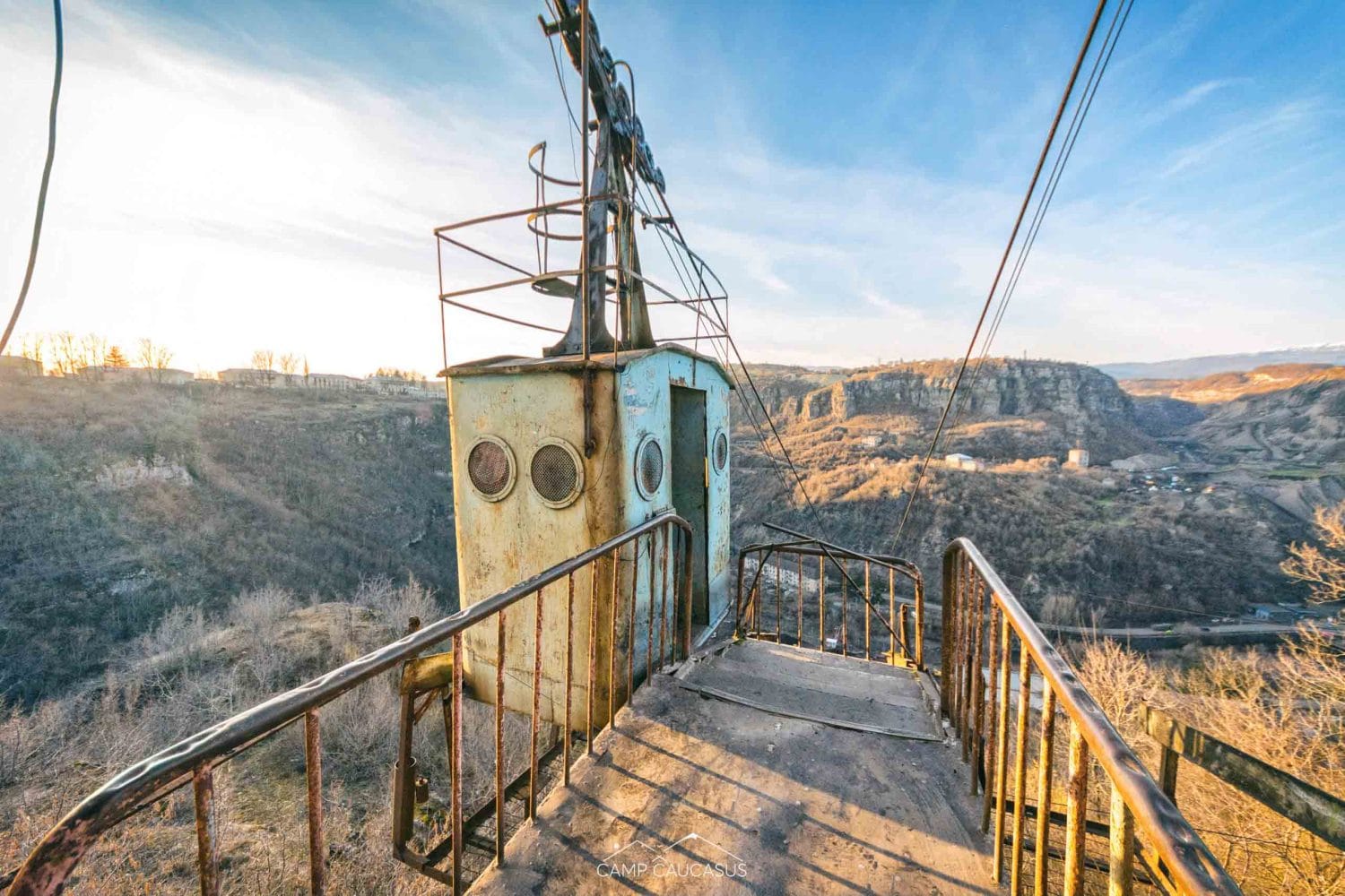 Chiatura tour Urbex Cable car abandoned places Georgia Camp Caucasus (1)