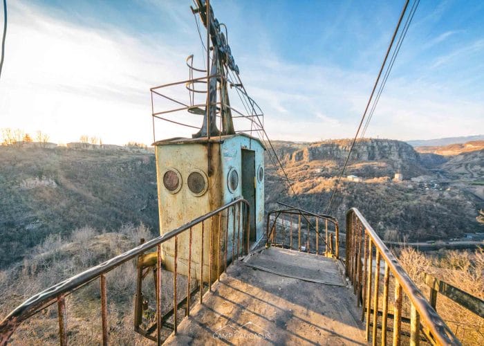 Chiatura tour Urbex Cable car abandoned places Georgia Camp Caucasus (1)