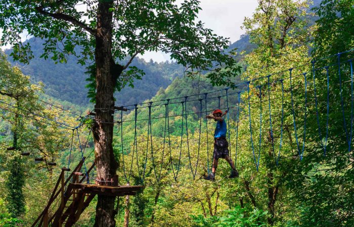 Mtirala georgia adjara hiking camp caucasus tours