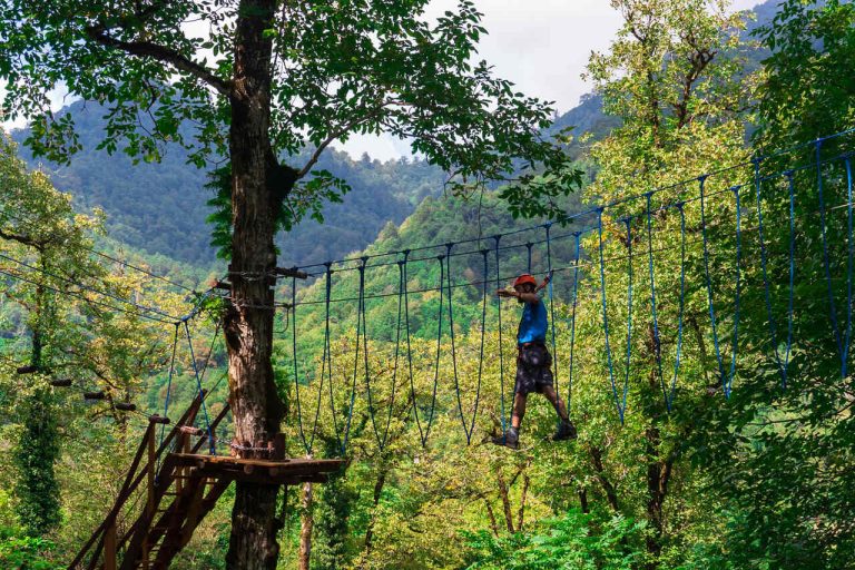 Mtirala georgia adjara hiking camp caucasus tours