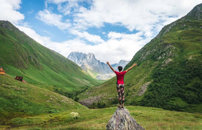 juta valley kazbegi hiking tour camp caucasus adventure self guided