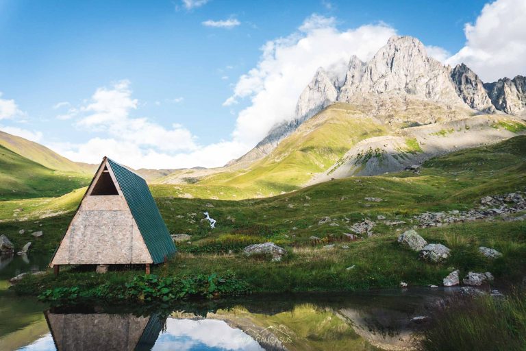 juta valley kazbegi hiking tour camp caucasus adventure self guided
