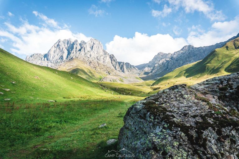 juta valley kazbegi hiking tour camp caucasus adventure self guided