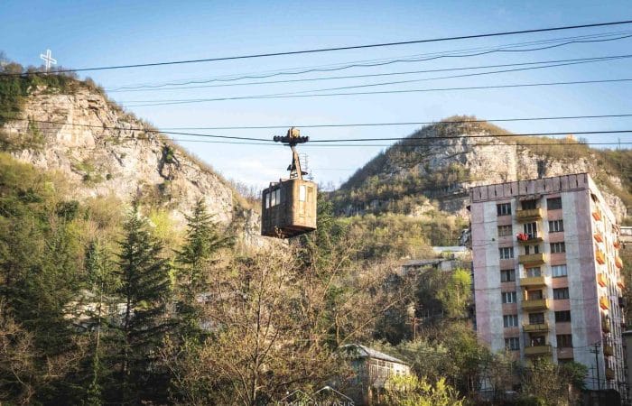 Urban exploration in Chiatura, Georgia