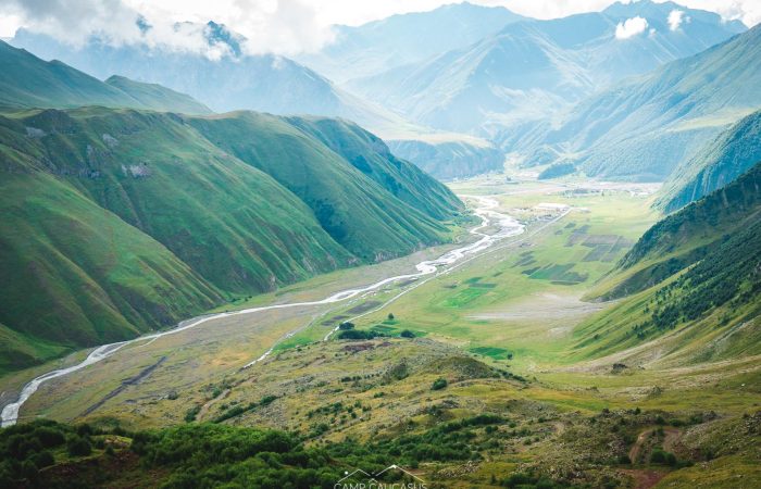 truso valley kazbegi hiking tour camp caucasus adventure self guided