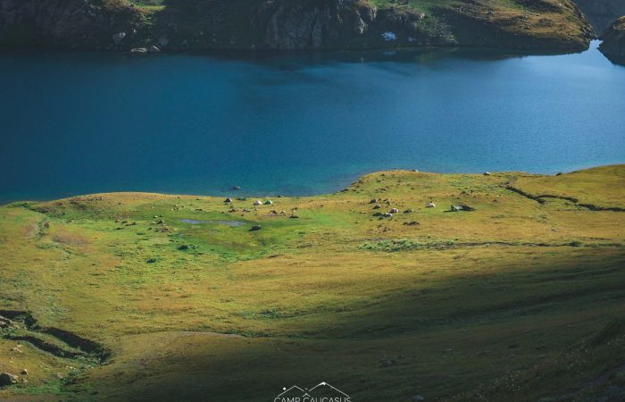 Hiking in Tobavarchkhili, remote mountain trails in Georgia's Caucasus