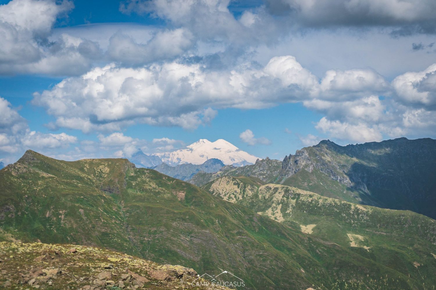 Trekking past alpine lakes on the Tobavarchkhili route in Western Georgia
