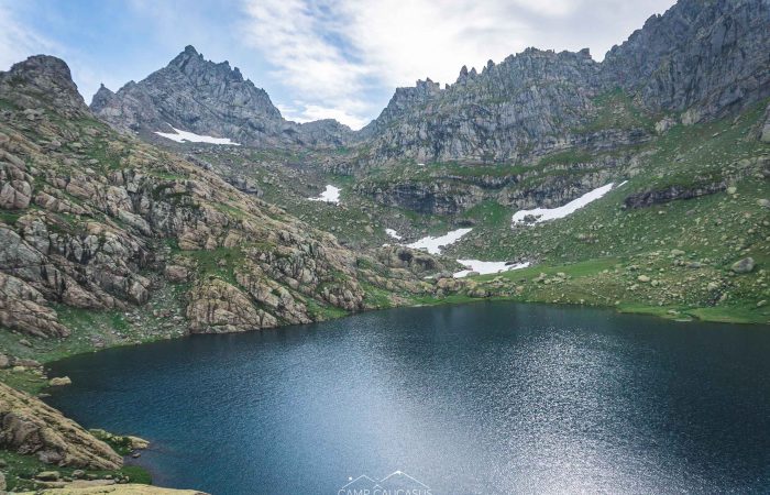 Georgia's wild Caucasus mountains along Tobavarchkhili Lakes route