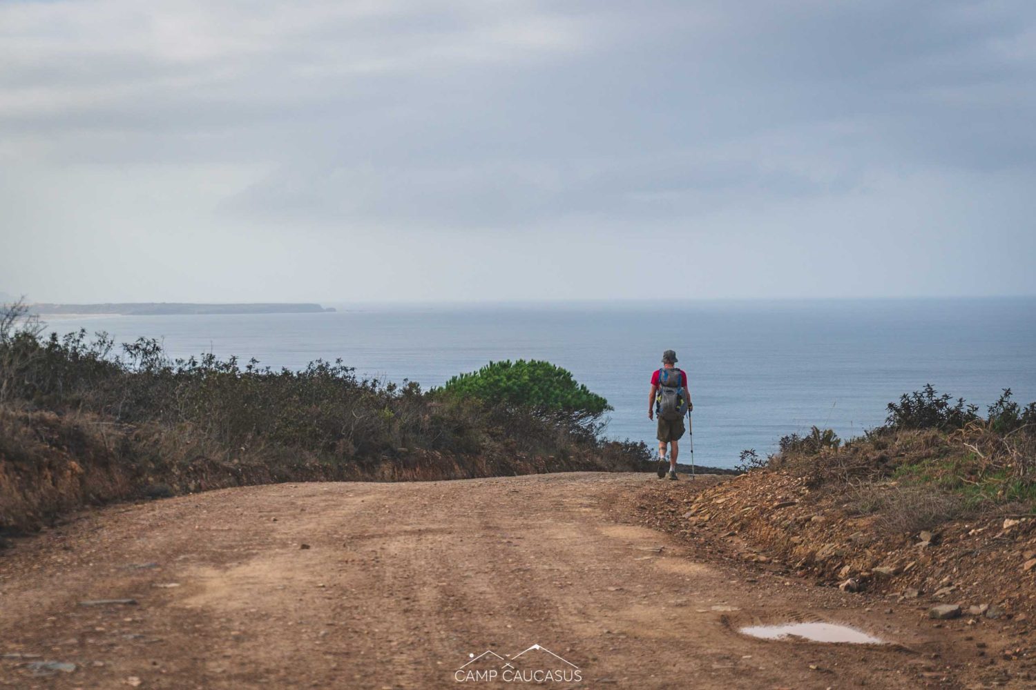 Coastal cliffs and beaches near Carrapateira on the Fisherman’s Trail, Portugal.