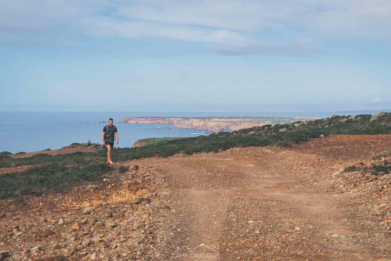 Sunset over cliffs along the Fisherman’s Trail from Carrapateira to Vila do Bispo.