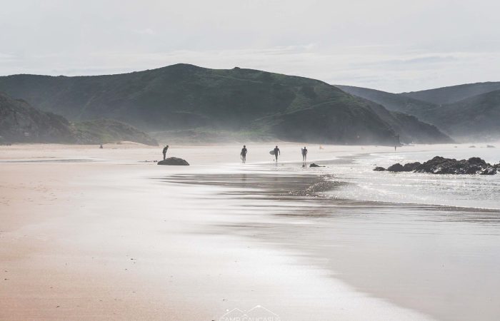Fisherman’s Trail winding along cliffs from Carrapateira to Vila do Bispo, Portugal.