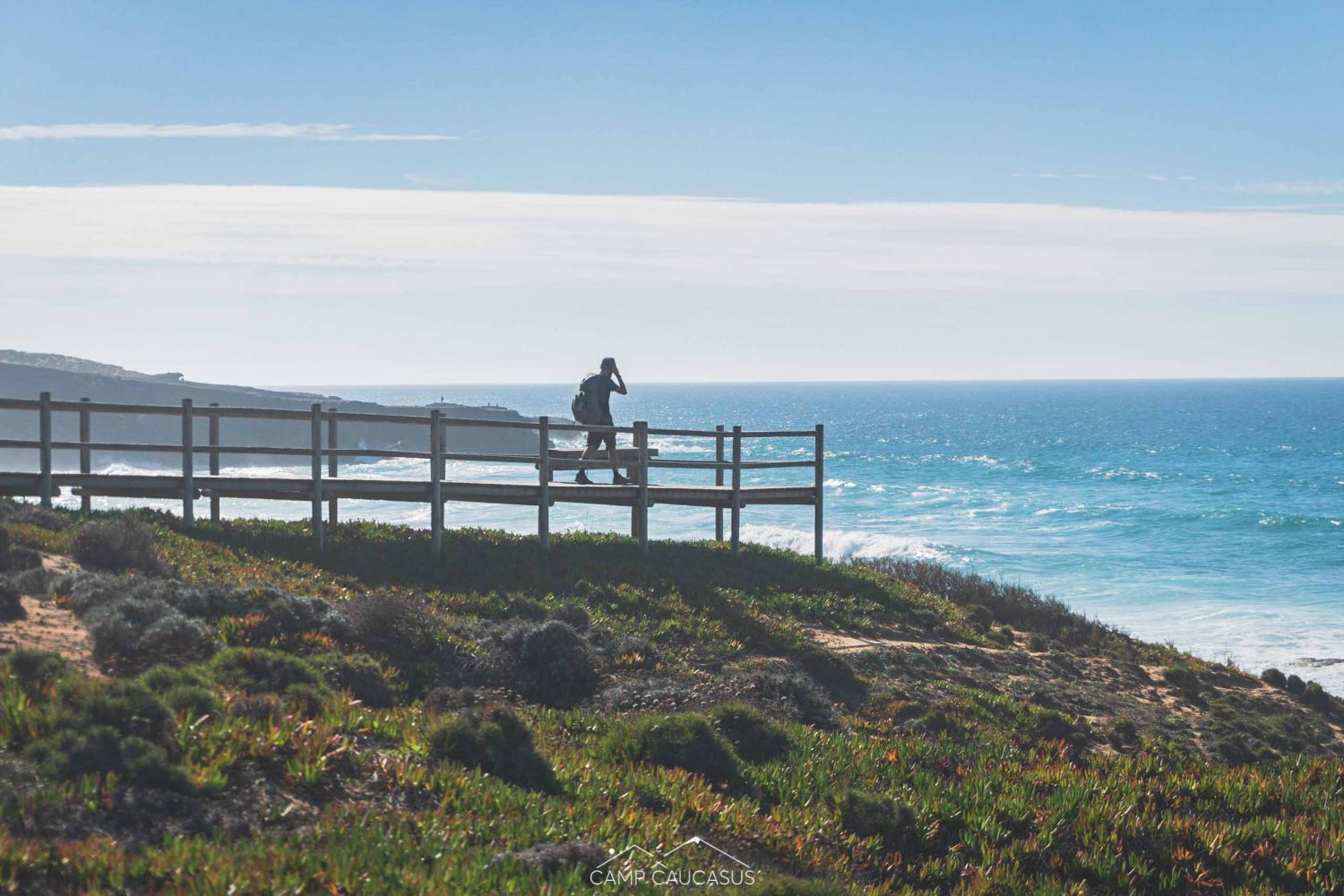 Sandy trail on the Fisherman’s Trail between Porto Covo and Vila Nova de Milfontes.
