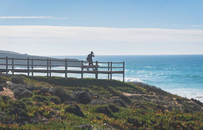 Sandy trail on the Fisherman’s Trail between Porto Covo and Vila Nova de Milfontes.