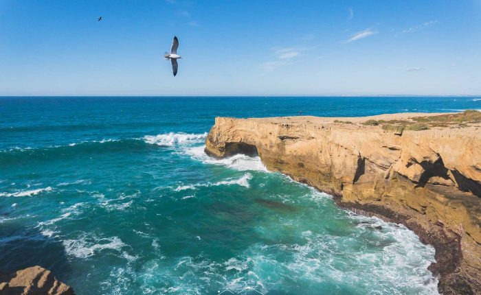 Cliffside trail along the Fisherman’s Trail from Porto Covo to Vila Nova de Milfontes.