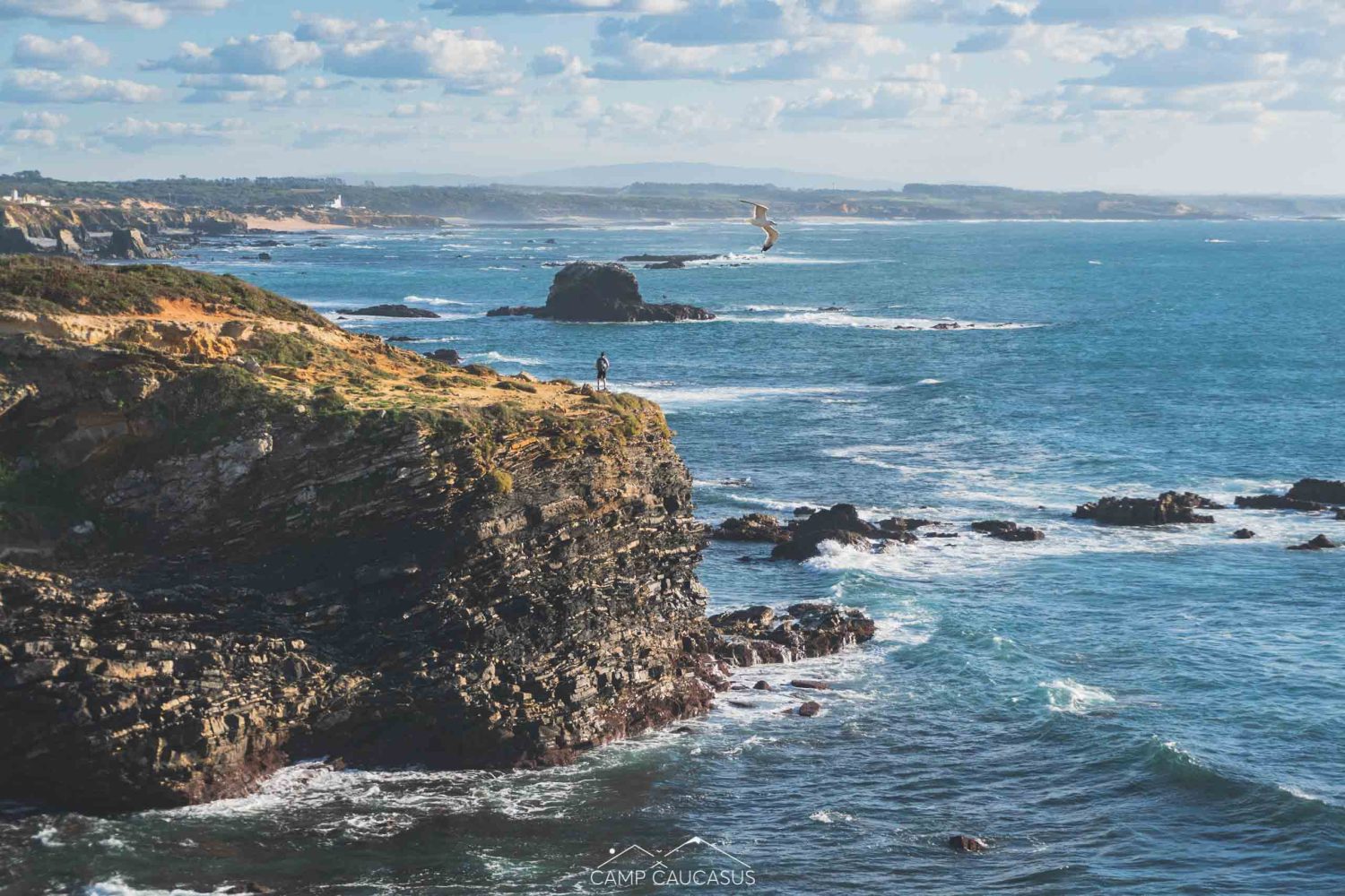 Fisherman’s Trail path along cliffs from Porto Covo to Vila Nova de Milfontes.