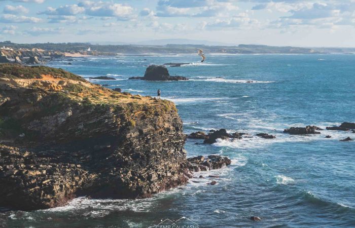 Fisherman’s Trail path along cliffs from Porto Covo to Vila Nova de Milfontes.
