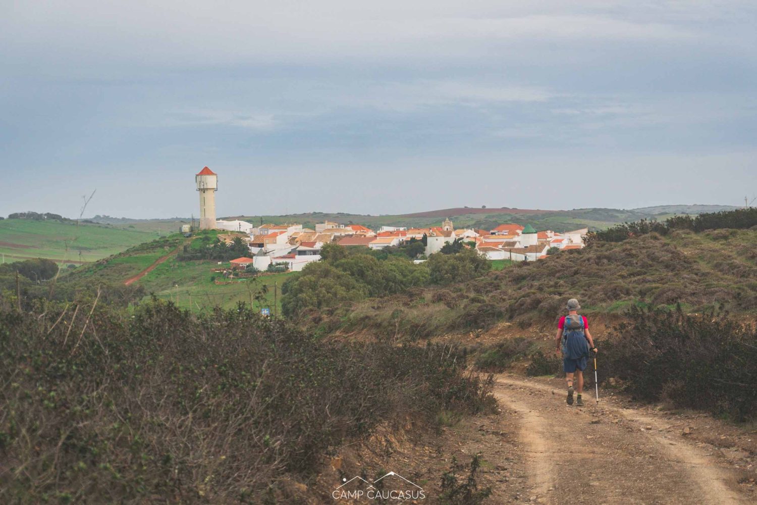 Coastal cliffs and ocean views at Vila do Bispo on the Fisherman’s Trail, Portugal.