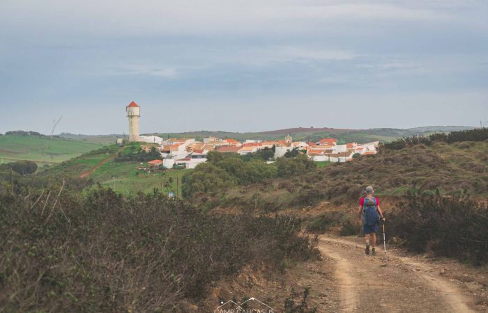 Coastal cliffs and ocean views at Vila do Bispo on the Fisherman’s Trail, Portugal.
