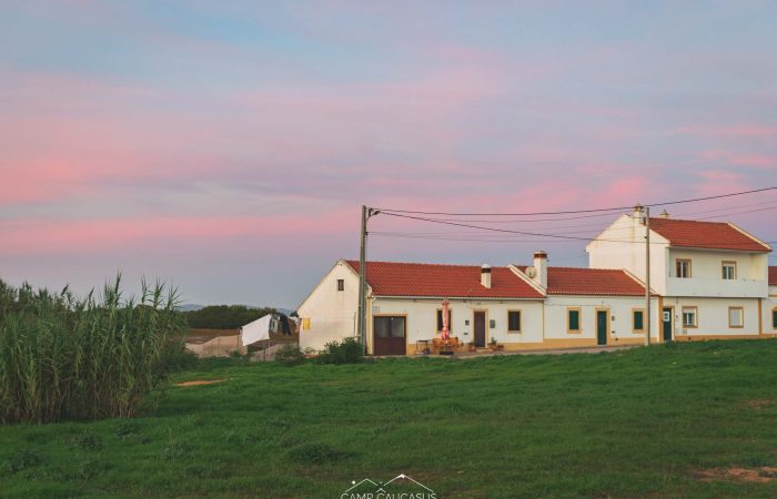 Sunset over Vila Nova de Milfontes along the Fisherman’s Trail in Portugal.