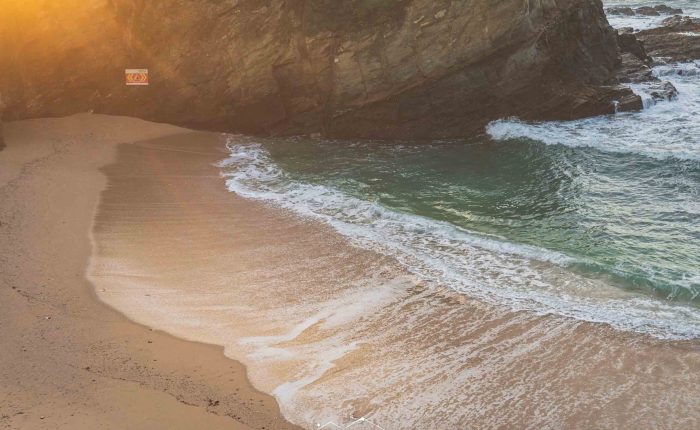 Sunrise over Porto Covo Beach on the Fisherman’s Trail in Portugal.