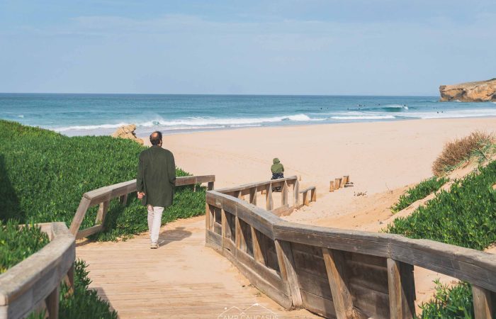 Boardwalk along the Fisherman’s Trail near Arrifana in South Portugal’s Algarve.
