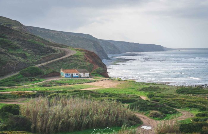 Rolling hills along the Fisherman’s Trail near Carrapateira, Algarve, Portugal.